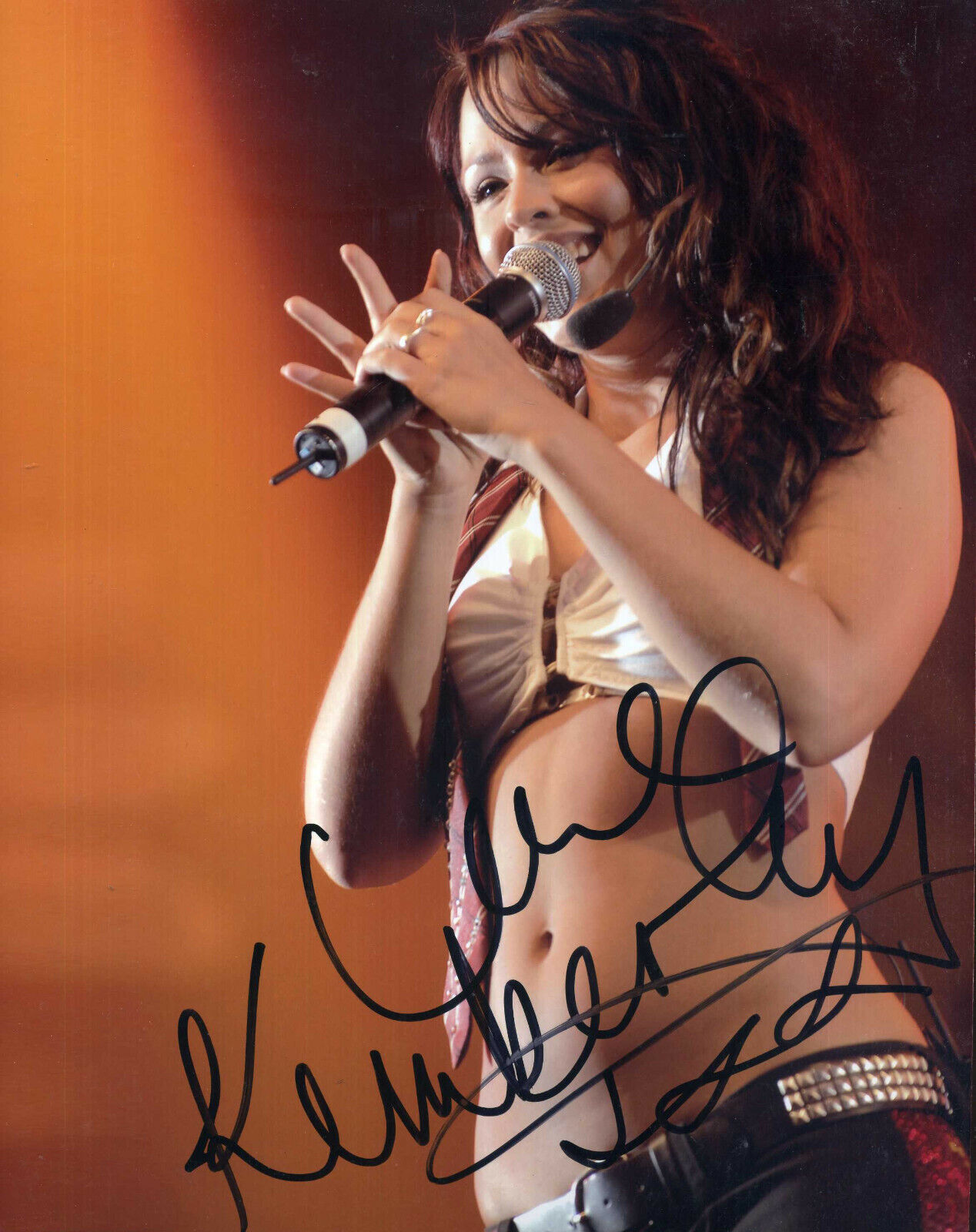 KIMBERLEY WALSH Signed Sexy Photo Poster paintinggraph - Pop Singer GIRLS ALOUD - preprint