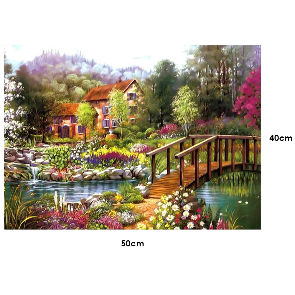Bridge Cottage - Paint By Number(50*40cm)