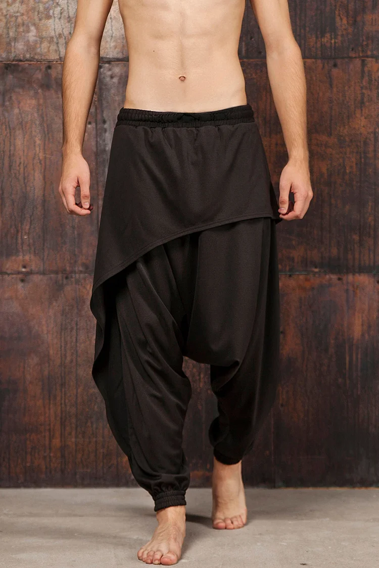 Casual Loose Fit Tapered Pants