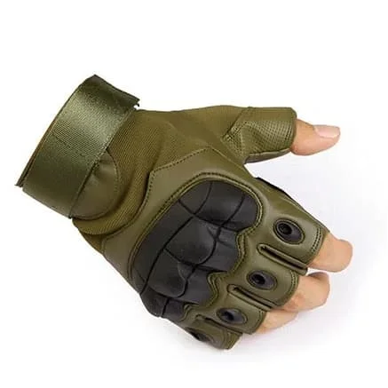 Tactical Military Fingerless Gloves Mens Outdoor Cycling Half Finger Gloves  USA