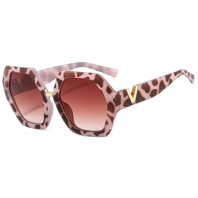 Retro Geometric Pc Polygon Full Frame Women’s Sunglasses