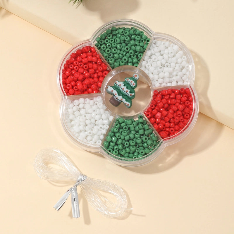 See Detail Page-[15 Books In A Box] Rainbow Horse Keychain Box Synthetic Resin Glass Soft Clay Christmas Tree Santa Claus Snowman Jewelry Accessories