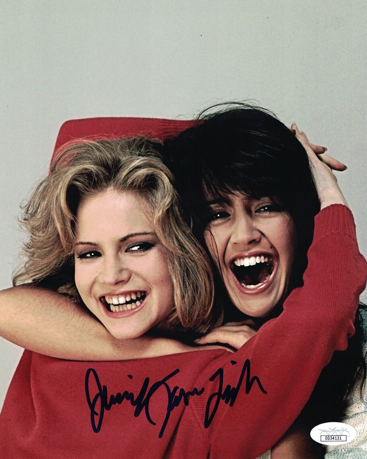 JENNIFER JASON LEIGH Signed Fast Times at Ridgemont High 8x10 Autograph JSA COA