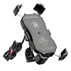 Motorcycle Phone Holder 15W Wireless + QC 3.0 USB Charger Phone GPS Mount