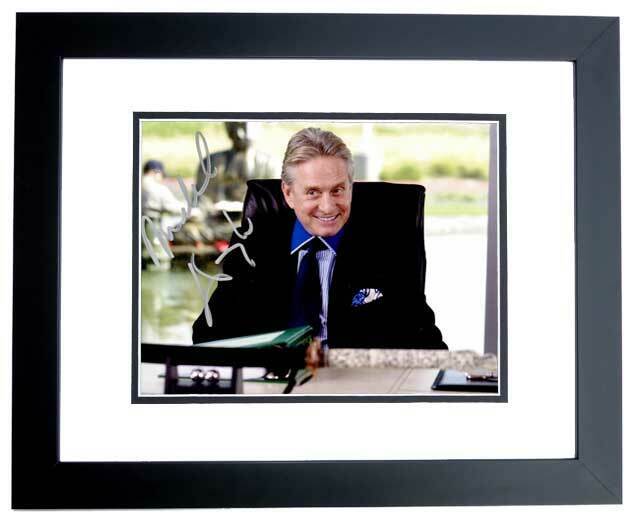 Michael Douglas Signed - Autographed Wall Street Actor 8x10 inch Photo Poster painting - FRAMED