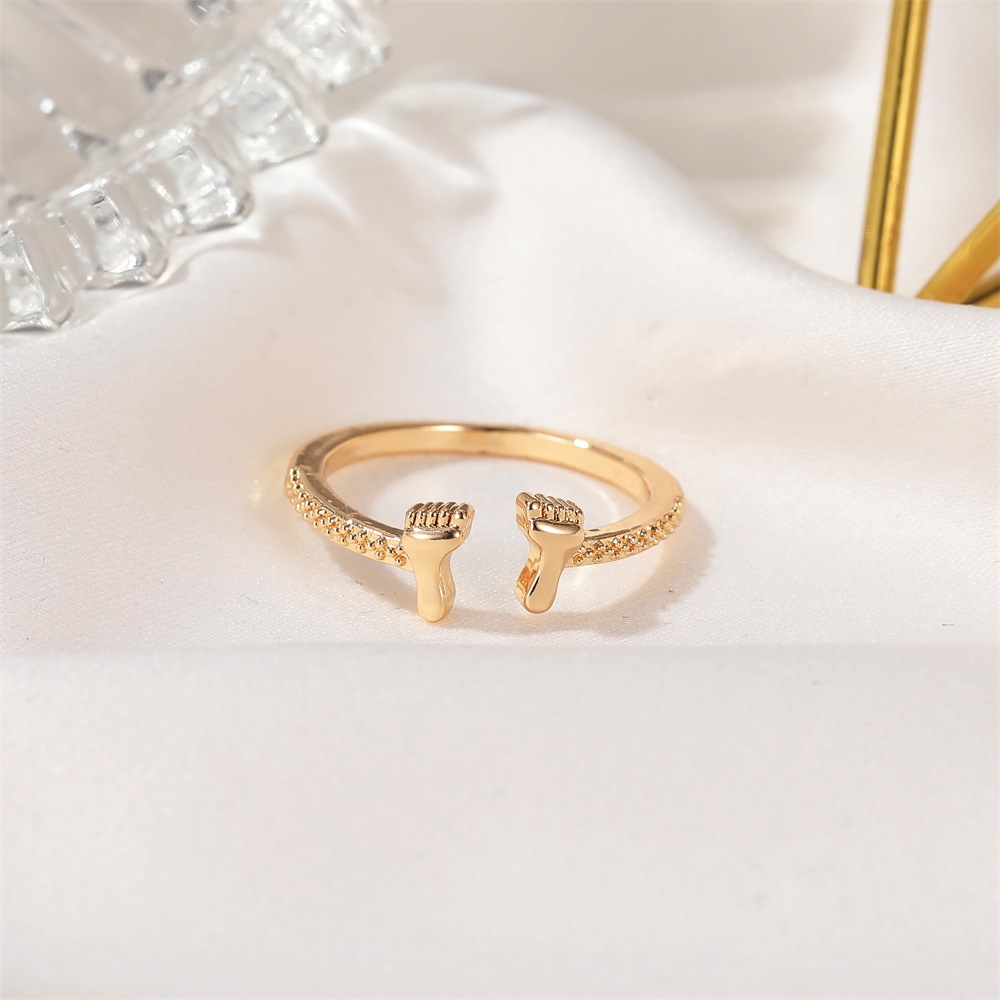 Little Feet Gold-Plated Ring