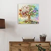 DIY Pearl Painting Four Seasons Tree for Home Decor with Frame(25x25cm)