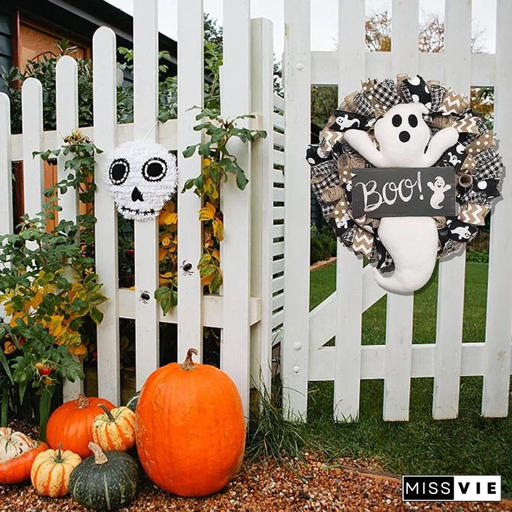 Environmentally Friendly And Non Toxic Ghost Wreath Decor
