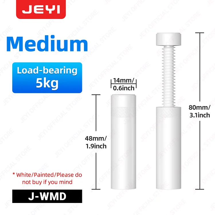 JEYI GPU Support Bracket - Heavy Duty 5-8kg VGA Holder for Desktop PC Case, Adjustable Graphics Card Brace with Anti-Sag Design