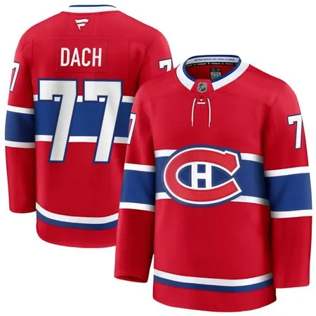 Youth Montreal Canadiens #77 Kirby Dach  Red Home Jersey