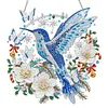 Bird DIY Diamond Painting Acrylic Special Shape Pendant Hanging Kit