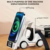 15W forklift three-in-one wireless charger suitable for Apple earbuds and watches