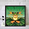 Diamond Painting-DIY Full Round Drill Funny Frog