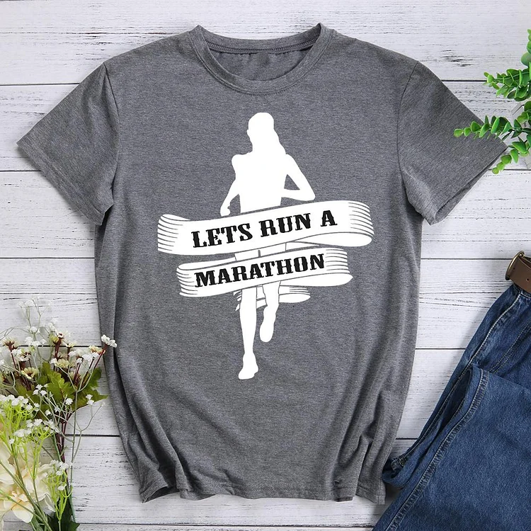 PSL Let's run a marathon Hiking Tee-615654