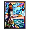Lighthouse - 11CT Stamped Cross Stitch 50*65cm/19.69*25.59in