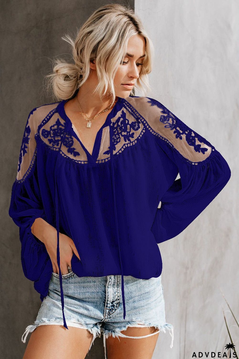 Formal Invitation Lace Blouse