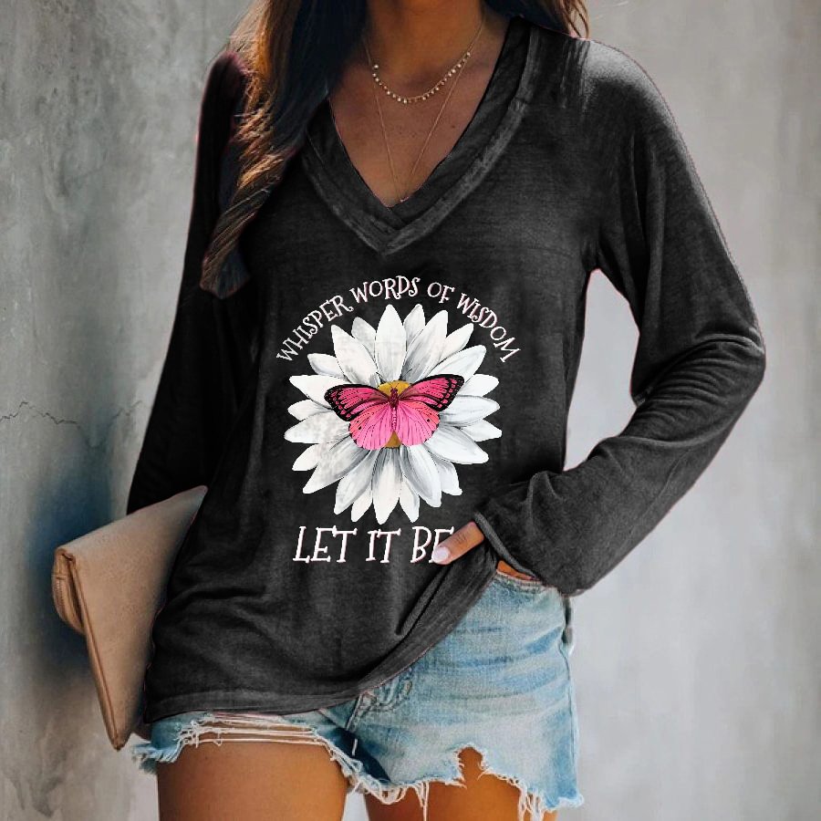 Whisper Words Of Wisdom Let It Be Printed Women's T-shirt