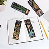 4Pcs DIY Flowers Mushroom Special Shape Diamond Painting Bookmark