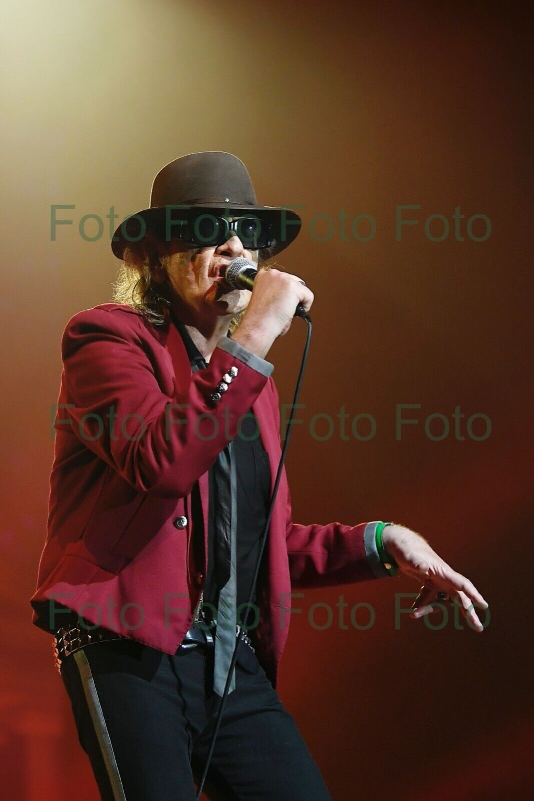 Udo Lindenberg Rock Musik Maler Foto 20 x 30 cm ohne Autogramm (Be-17