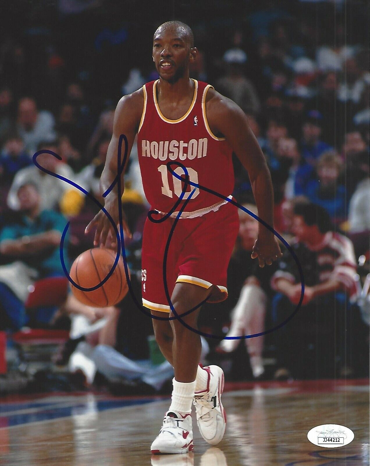 Sam Cassell Signed 8x10 Photo Poster painting JSA COA Autograph NBA Houston Rockets #2