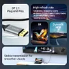 MOSHOU USB C to DisplayPort 2.1 Cable 16K@30Hz 8K@60Hz 40Gbps Thunderbolt 4/3 Type C to DP 2.1 Cable for MacBook Pro/Air SIKAI CASE