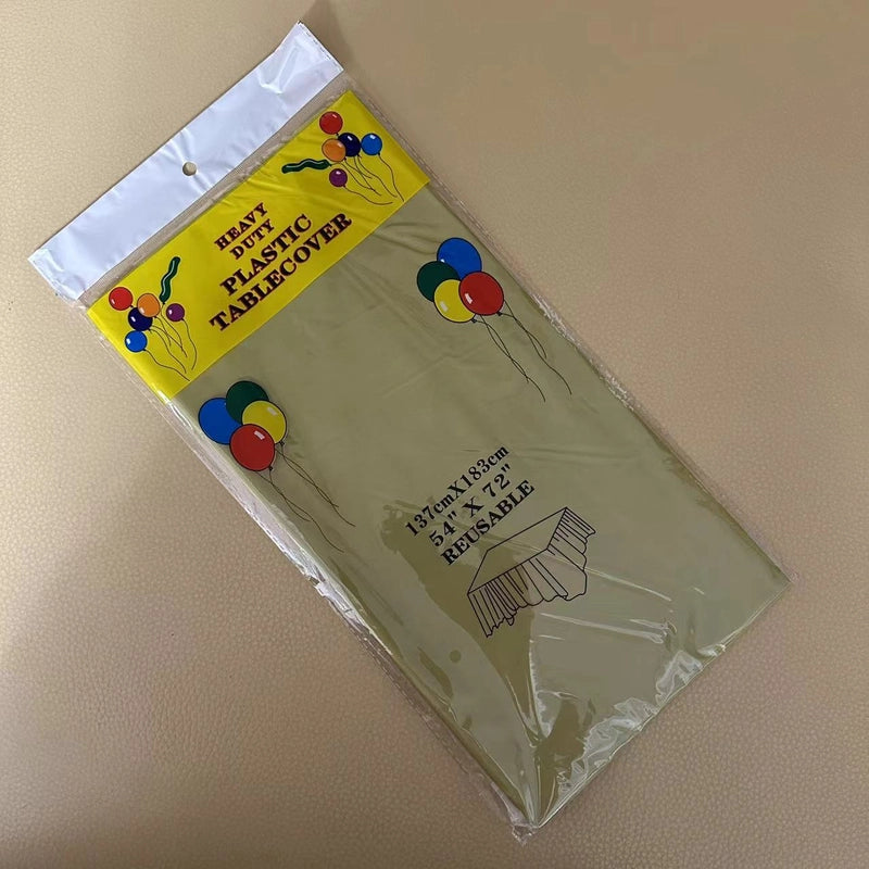 Modern Style Solid Color Cloth Party Street Tablecloth