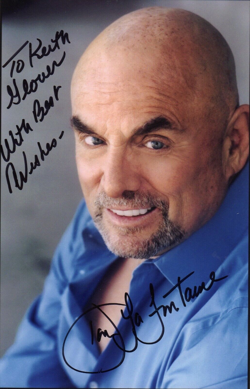 DON LaFONTAINE AUTOGRAPH, Deceased, VOICE OF THE MOVIE TRAILERS