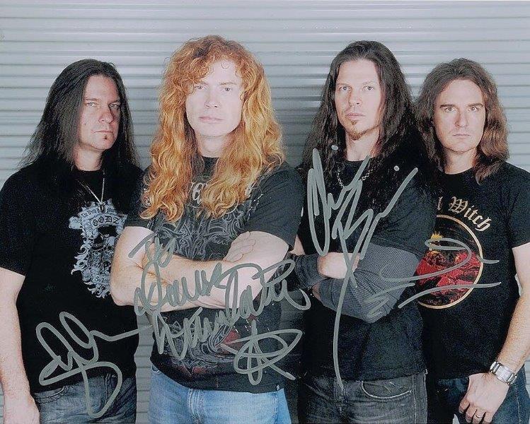 REPRINT - MEGADETH Dave Mustaine Signed 8 x 10 Glossy Photo Poster painting Poster RP Man Cave