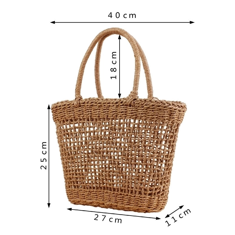 Women’s Large Straw Straw Bag