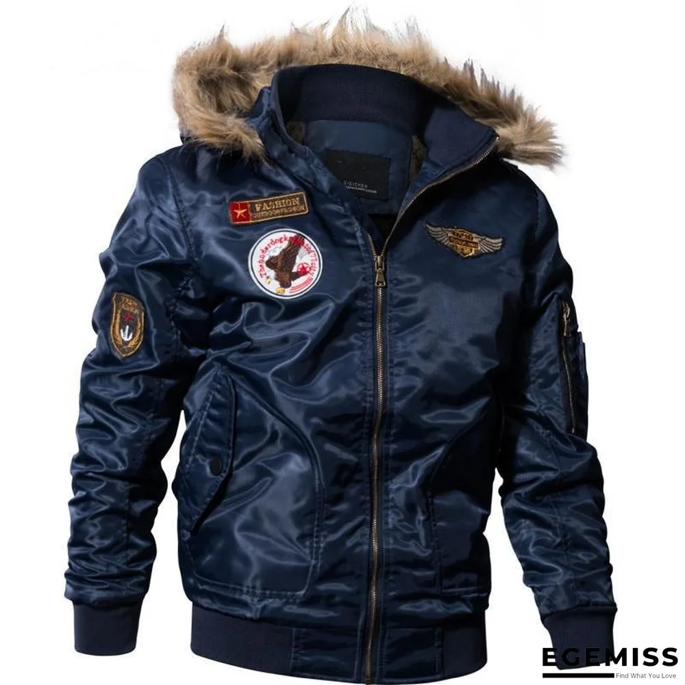Men's Bomber Pilot Jacket Winter Parkas Army Military Motorcycle Jacket Cargo Outerwear Air Force Army Tactical Coats | EGEMISS