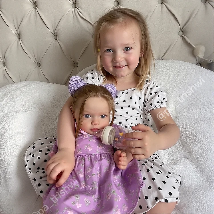 Babeside Quiet Reborn Baby Daisy 20'' Toddler Girl Emotional Comfort Companion