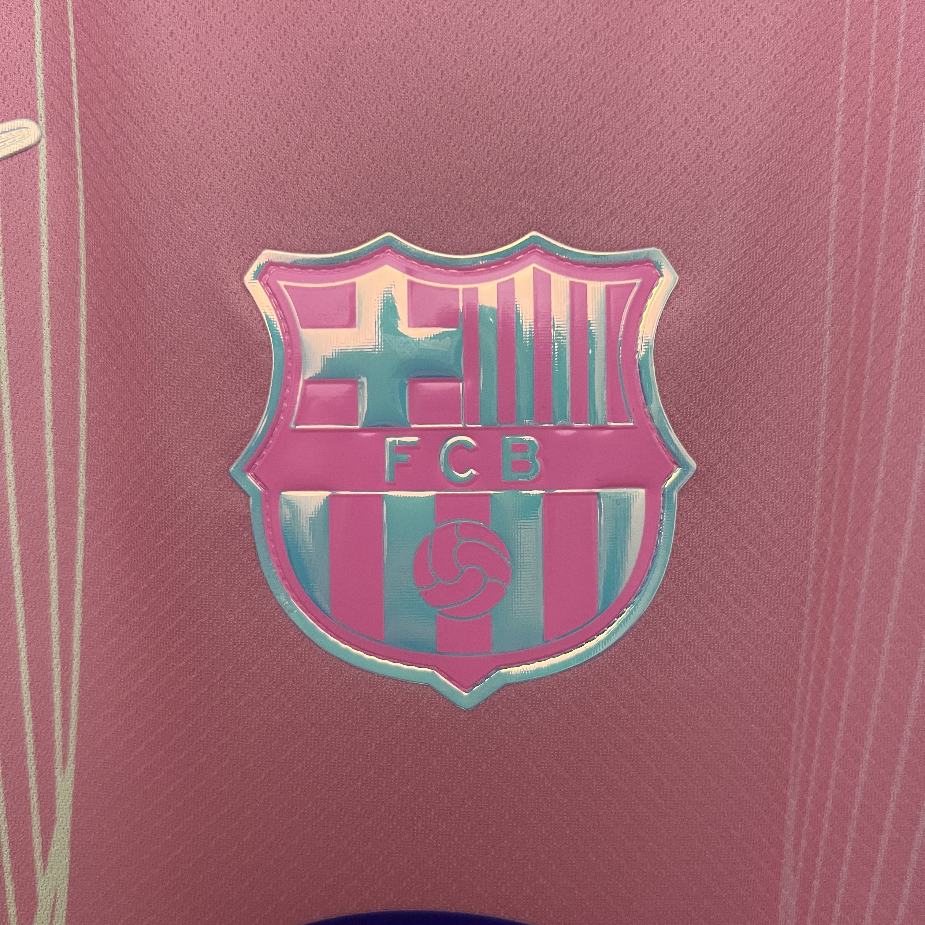 25/26 Barcelona Pink Football shirt Thai Quality