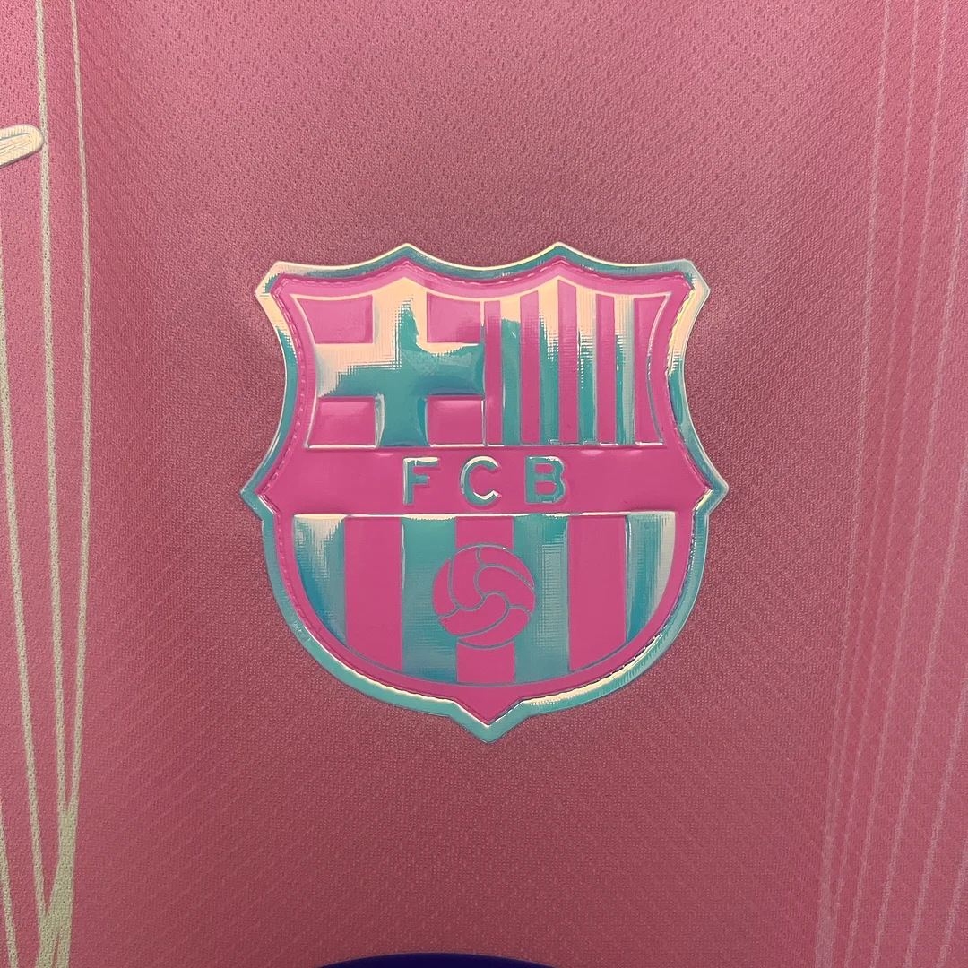 25/26 Barcelona Pink Football shirt Thai Quality