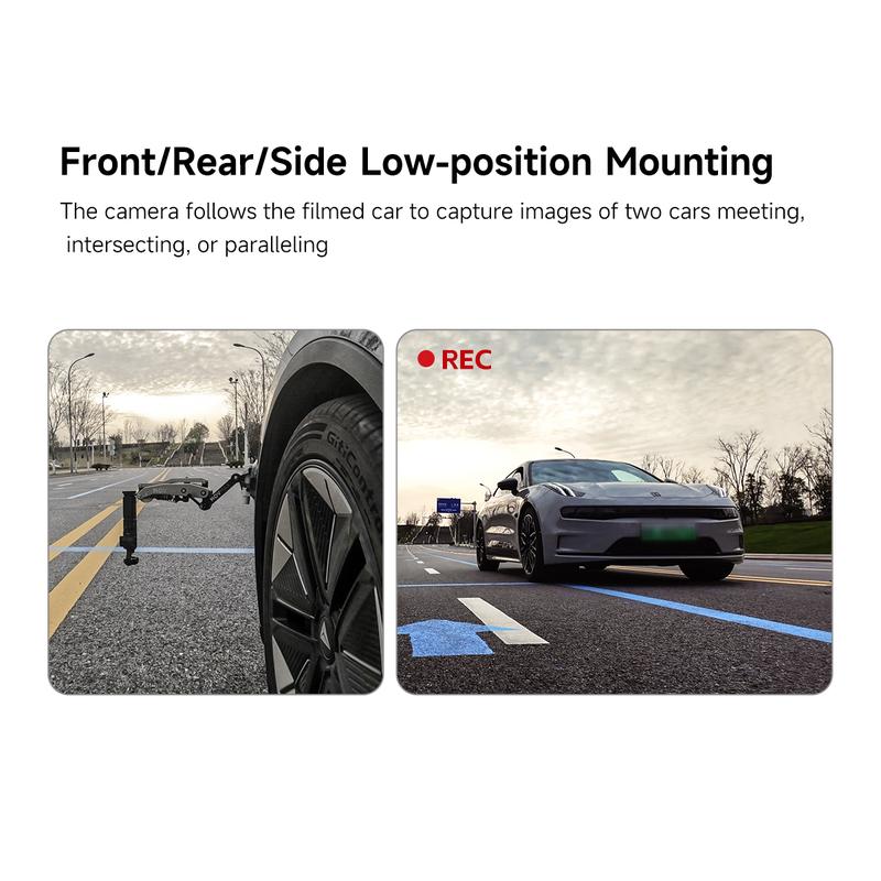 Product Introduction of MOVMAX Blade Arm Car accessories Camera Phone Suction Mount Camera Shock Mount  for phone camerasfor DJI Pocket 3. Insta 360. and GoPro 13