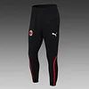 2024/2025 AC Milan Half-Pull Training Suit Black-Red Soccer Jersey 1:1 Thai Quality