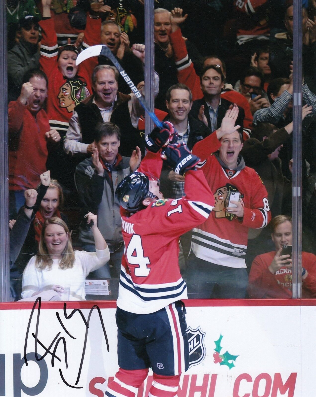 RICHARD PANIK signed (CHICAGO BLACKHAWKS) 8X10 AUTOGRAPHED Photo Poster painting W/COA #5