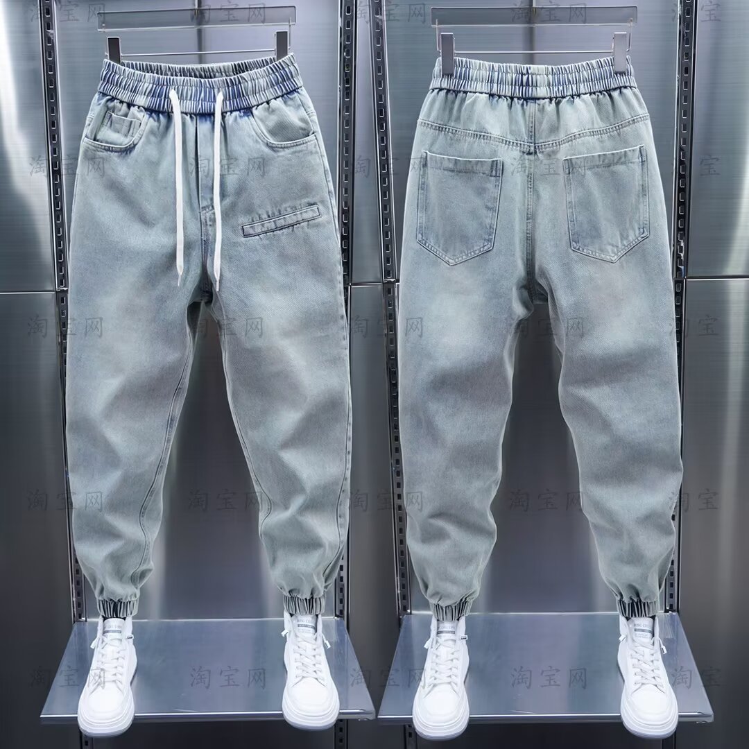 Smart Casual Trousers – Autumn Men's Casual Pants Korean Version of Harajuku High Street Jeans Hip Hop Trousers High Quality Men's Clothing Streetwear | Xinyulin