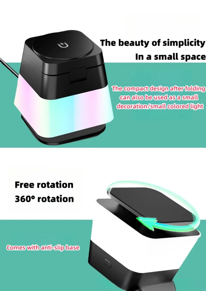 Rotating And Folding 4 in 1 Wireless Charger