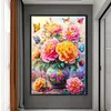 Peony Vase-11CT Stamped Cross Stitch 50*70cm/19.69*27.56in(Big Size) tapestrymarket