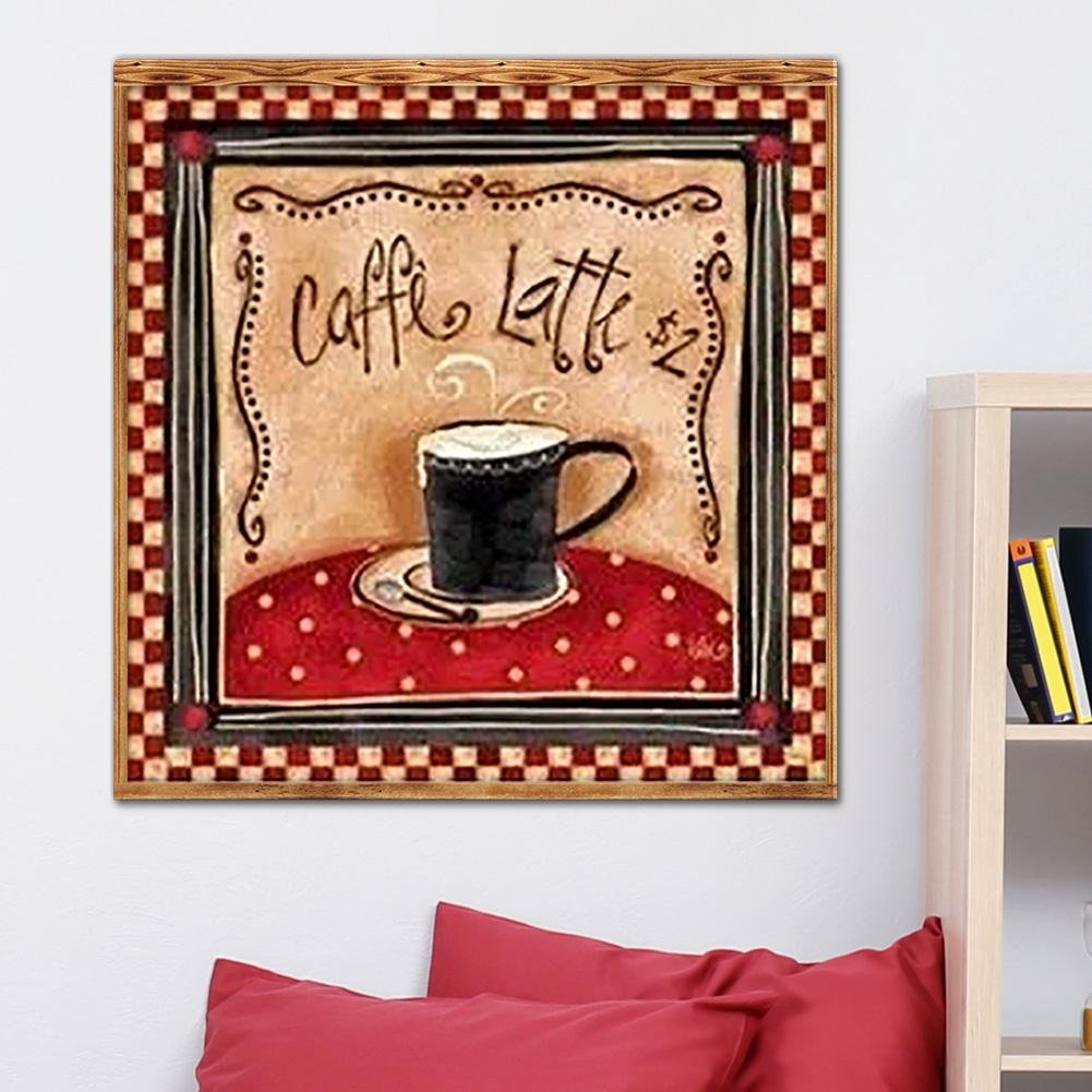 CoffeeFull Round Diamond Painting