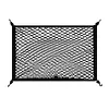 Black Motorcycle Luggage Strap Large Capacity Stretchable Storage Net with Hook for Secures Various Luggage Helmets Small Item