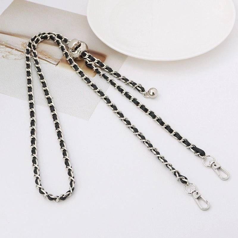 5 Pieces Alloy Solid Color Bag Chain Bag Straps