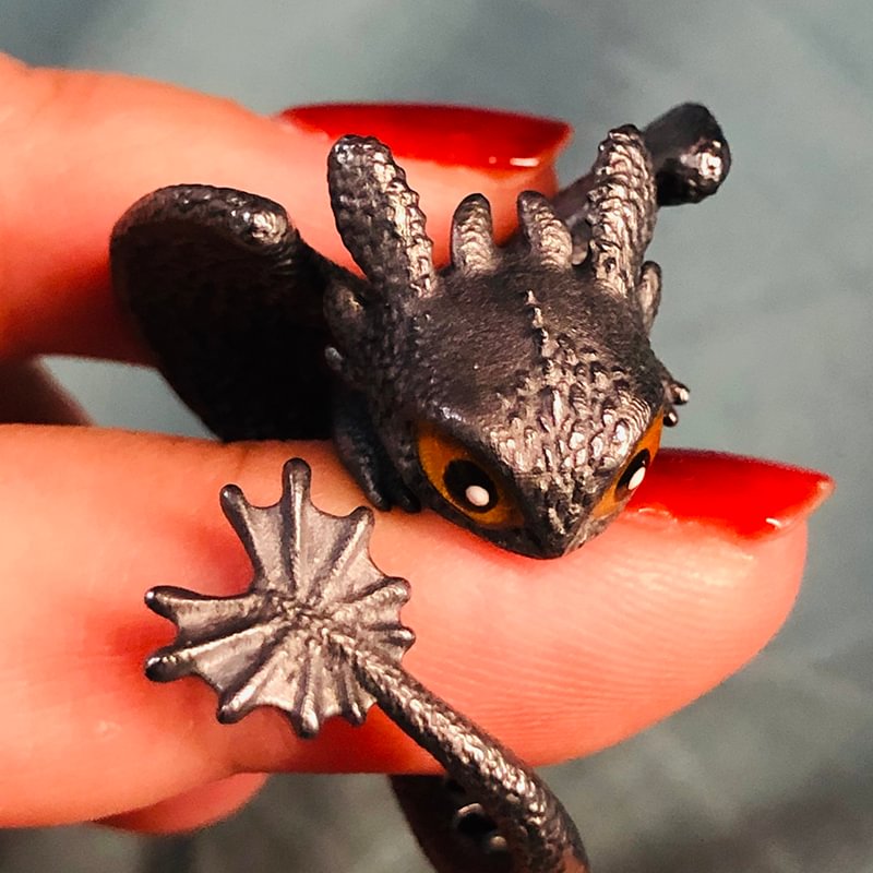Adjustable Toothless Couple Rings(Valentine's Day Sale BUY 1 GET 1 FREE)