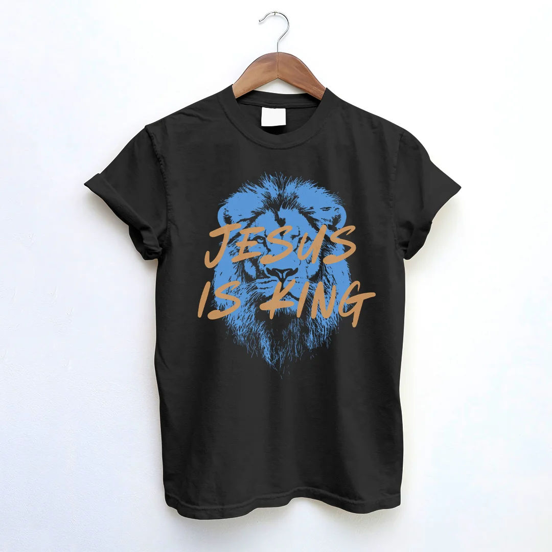Jesus Is King Lion T-shirt