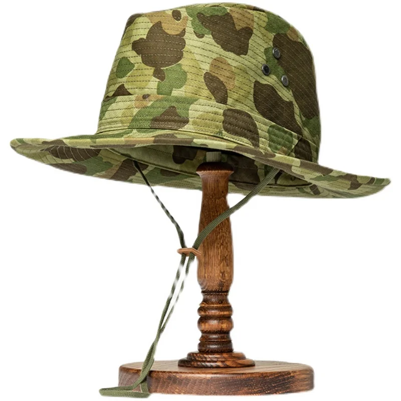 Classic Hbt Duck Hunting Camouflage Cowboy Trooper Hat