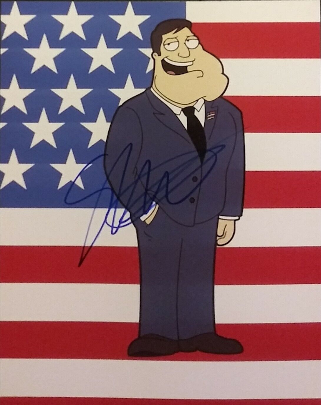 Seth MacFarlane signed 8x10