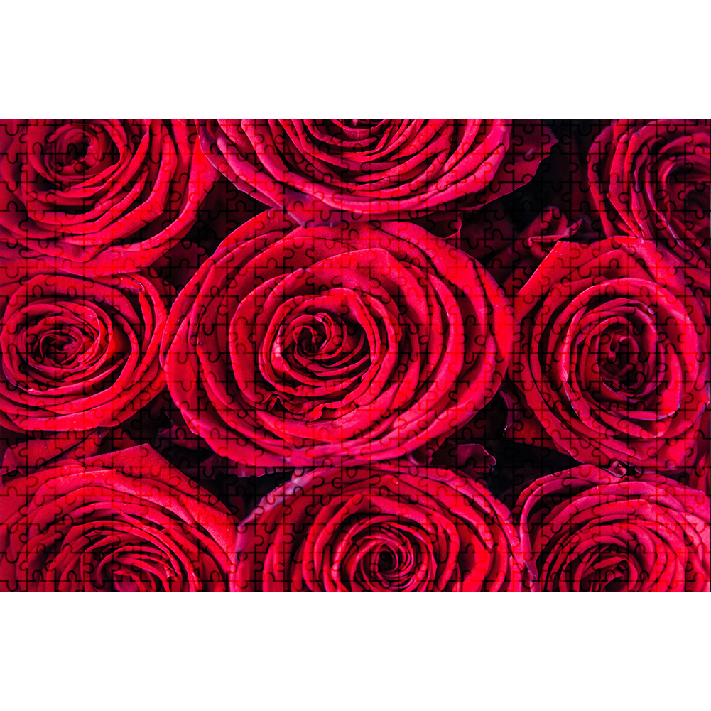 

Rose Flower - 1000 Pieces Jigsaw Puzzle, 501 Original