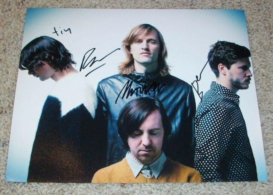 CUT COPY BAND SIGNED AUTOGRAPH 8x10 Photo Poster painting B w/PROOF DAN WHITFORD +3