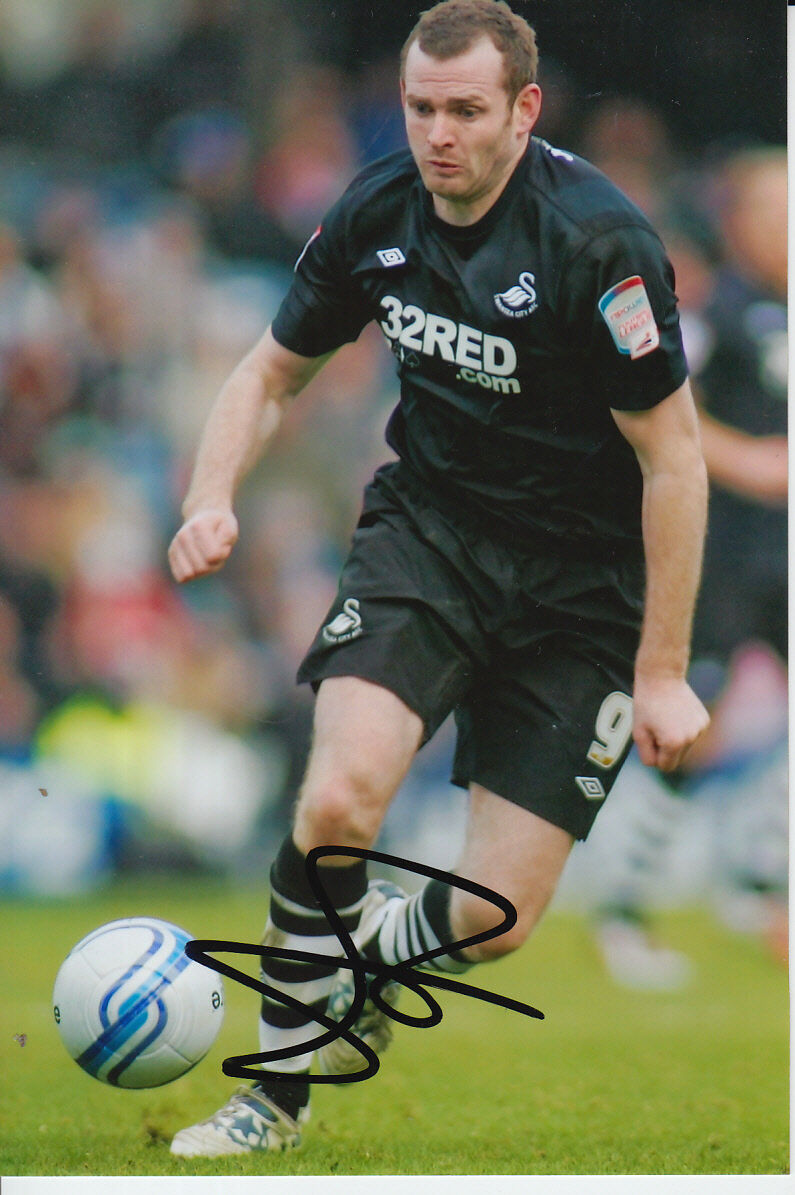 SWANSEA CITY HAND SIGNED CRAIG BEATTIE 6X4 Photo Poster painting 1.