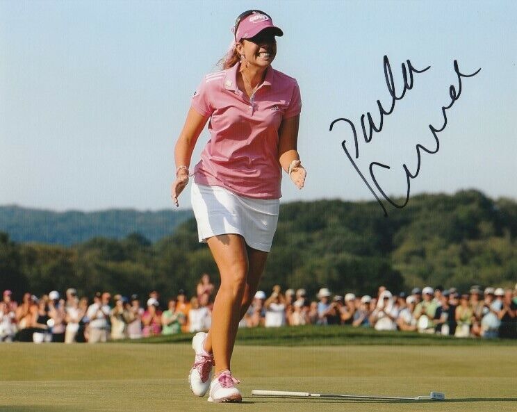 PAULA CREAMER SIGNED LPGA GOLF 8x10 Photo Poster painting #1 Autograph PROOF